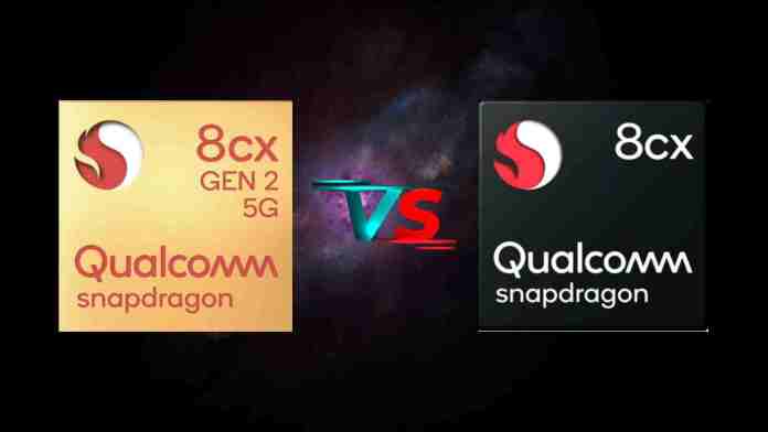 Snapdragon 8cx gen 2 vs Snapdragon 8cx