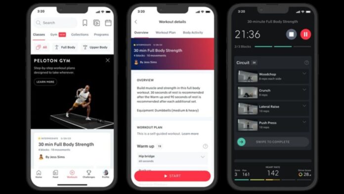 Peloton relaunches its workout app Peloton relaunches its workout app
