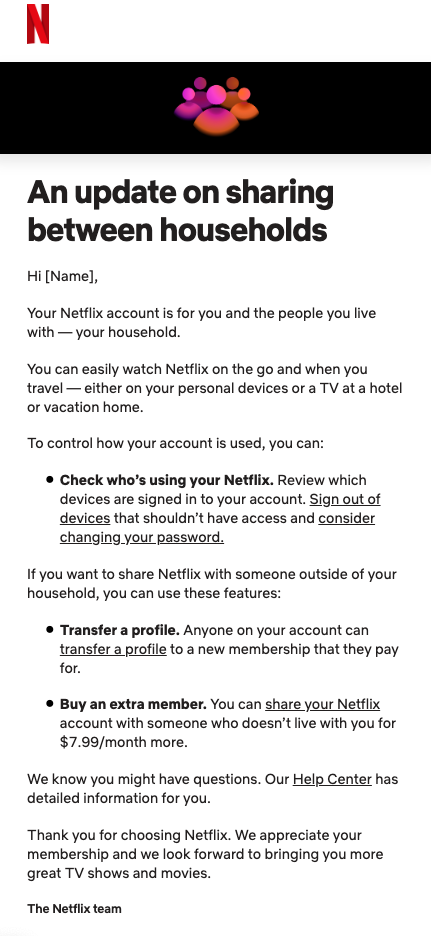 Password Sharing Alert: Netflix Begins Crackdown in US and Worldwide Markets