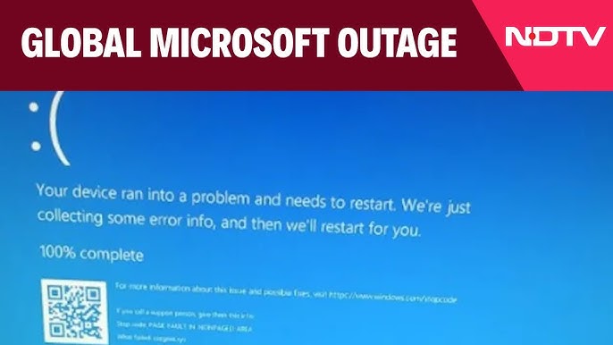 Microsoft outage LIVE updates: Banks, airports, media outlets hit globally